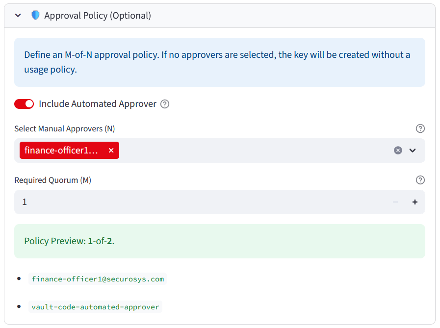 Approval Policies